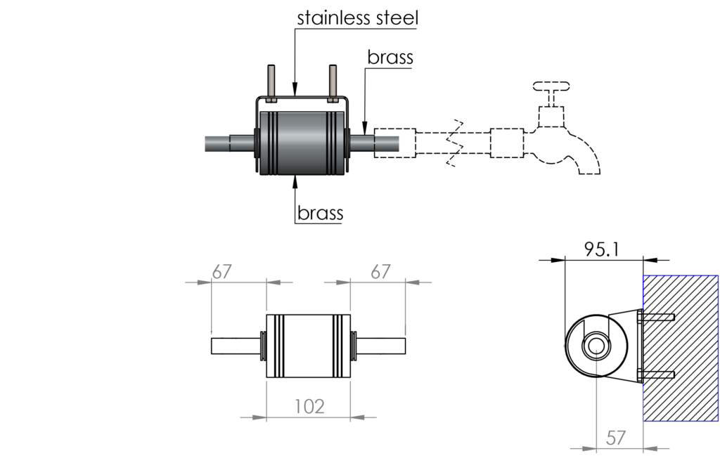 Kitchen Analemma Drawing